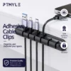 Buy Best 7 Pcs Adhesive Cable Management Clips for Desk in KSA
