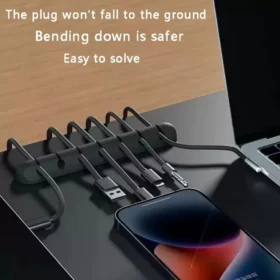 Buy Best 7 Pcs Adhesive Cable Management Clips for Desk in KSA