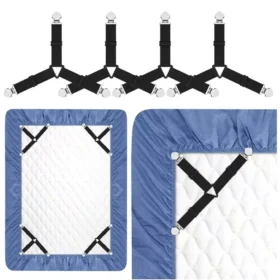 Affordable 4 Pcs Bed Sheet Fasteners Holder Gadgets