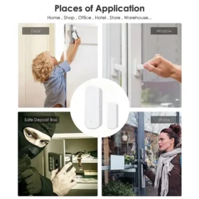 USAGES OF Tuya Zigbee Door & Window Security Sensor