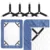 Bed Sheet Fasteners Holder Gadgets
