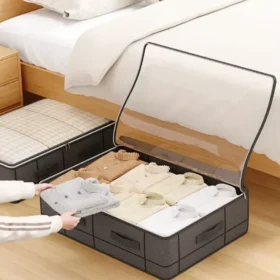 Buy the Best 1 Pcs Foldable Under Bed Clothes Storage Bag in the KSA