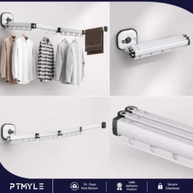 Folding Wall Mounted Clothes Drying Rack