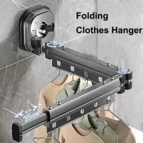 Best 1 Pcs Durable Folding Wall Mounted Clothes Drying Rack