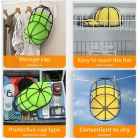 Usages of Baseball Hat Washing Cage for Washing Machine