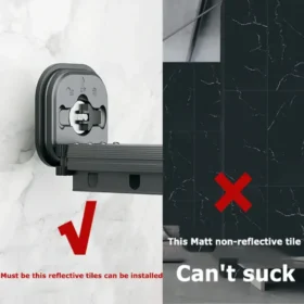 Wall Mount Folding Clothes Hanger Rack