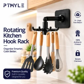 Rotating Kitchen Hook Rack 1 1