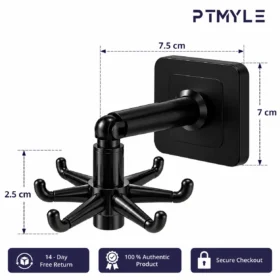 Rotating Kitchen Hook Rack 5 1