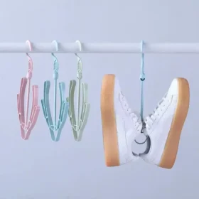 1PC Hanging Shoe Hook Balcony Drying Rack