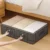 Foldable Under Bed Clothes Storage Bag Gray Color