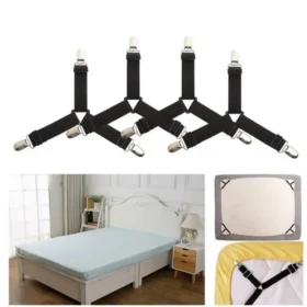 4 Pcs Bed Sheet Fasteners Holder Gadgets