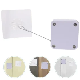 White Color Automatic Drawstring Door Closer With Sensor