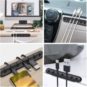 Adhesive Cable Management Clips for Desk
