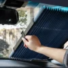 Car Windshield Sunshade Retractable – UV Protection Car Sun Visor KSA PTMYLE