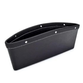 Car storage box available in Black Beige Brown Red leather – seat gap organiser colors PTMYLE