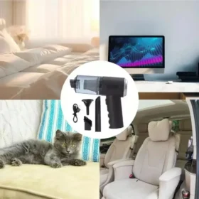Wireless vacuum cleaner charging via USB-C cable – portable vacuum cleaner ksa