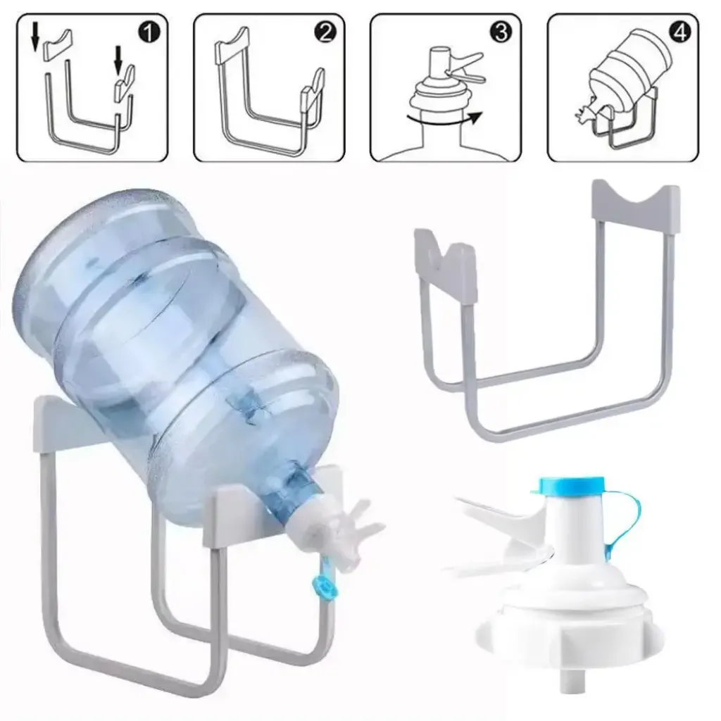 Water Bottle Stand – Inverted Water Dispenser Stand for 5 Gallon Bottles KSA