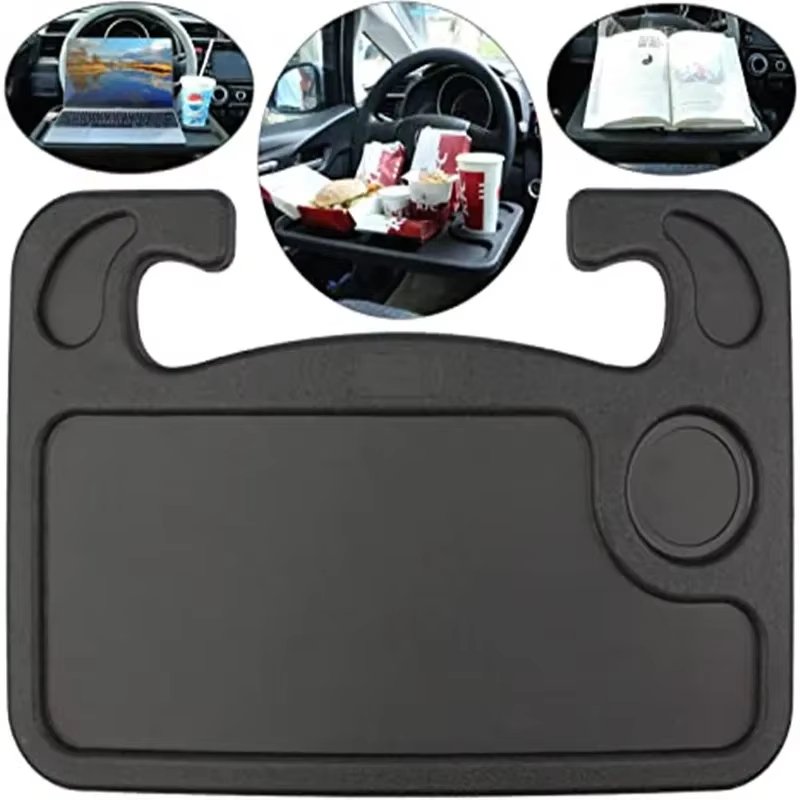 Car dining table side with cup holder โ car lap tray for meals KSA