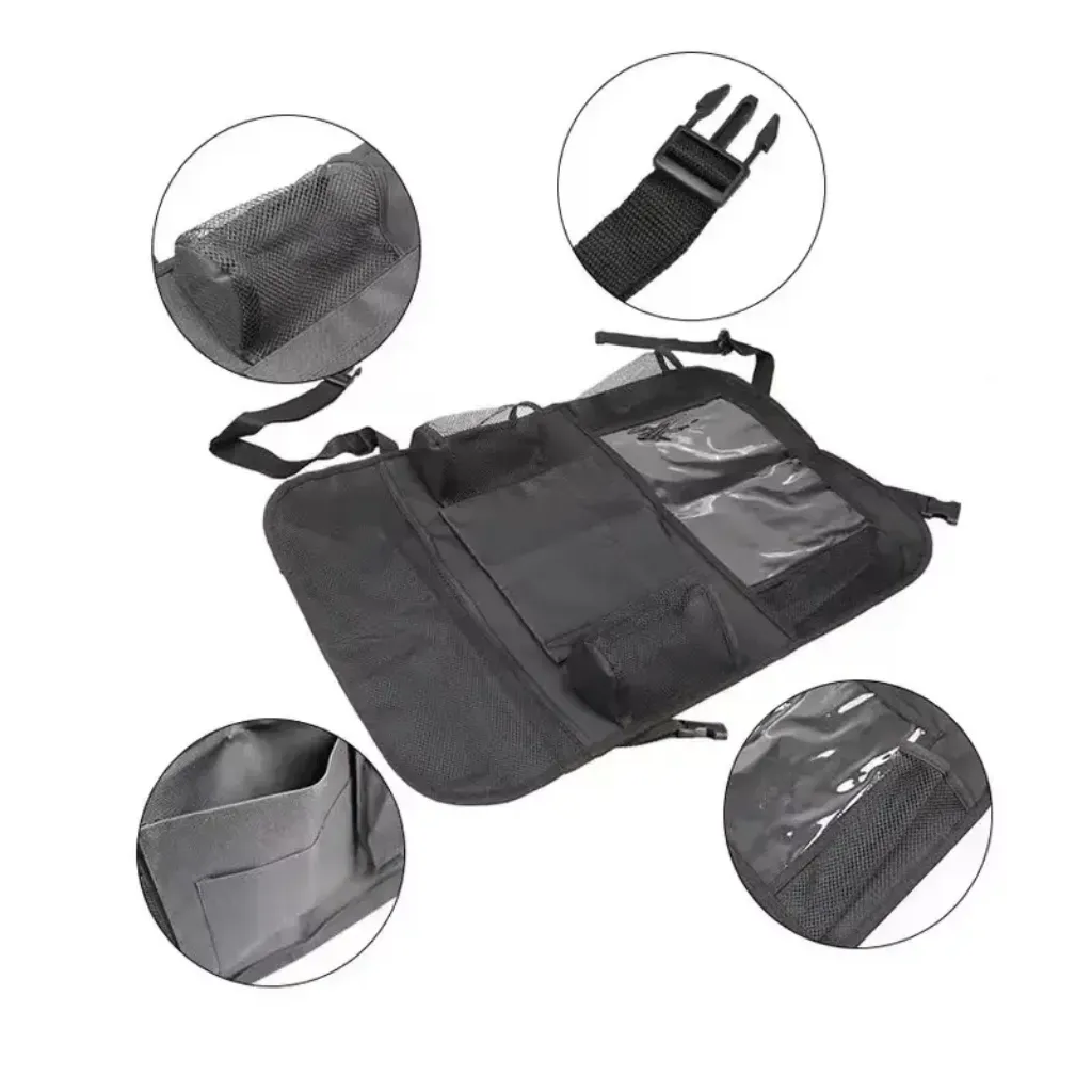 Package contents – 1x car seat organizer black 60x42cm – PTMYLE car accessories KSA
