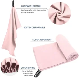 Sports towel microfiber gym towel used after workout – best gym towel ksa