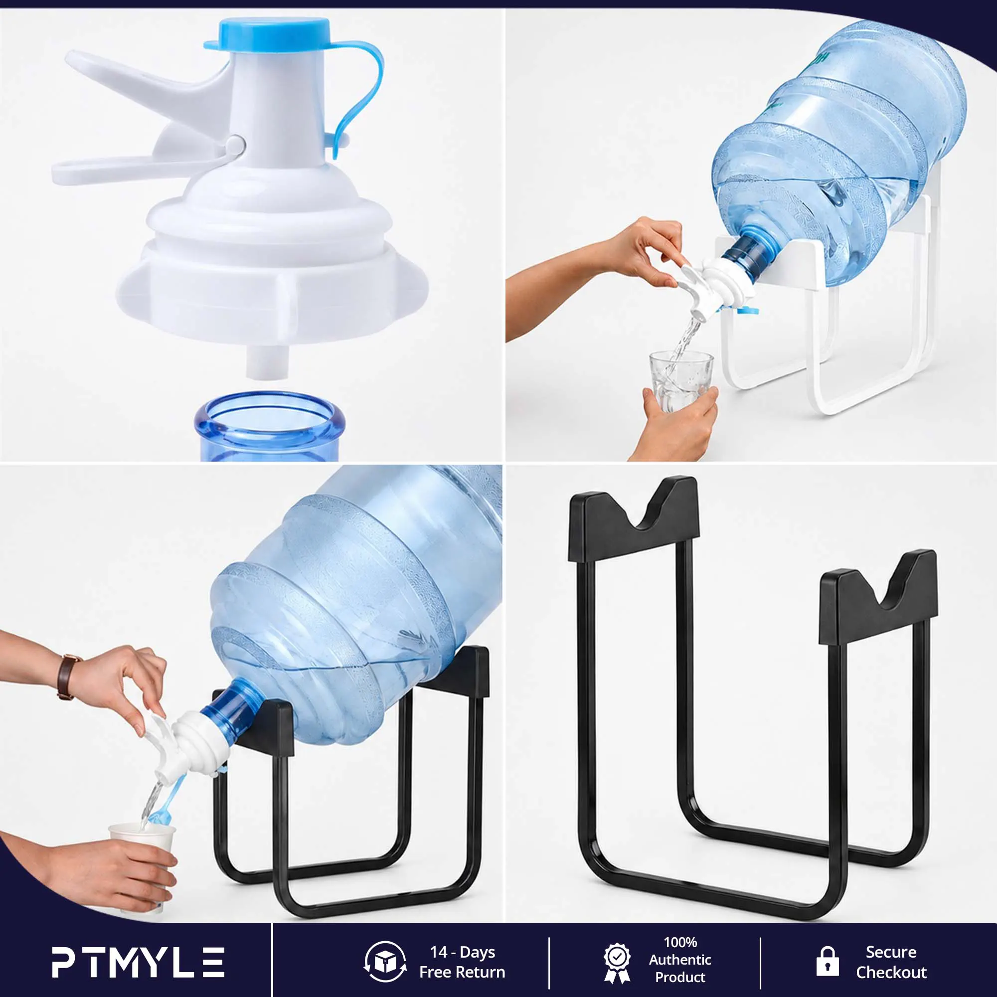 Water Bottle Stand – Inverted Water Dispenser Stand for 5 Gallon Bottles KSA