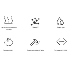 Package contents – 1x Microwave food cover transparent – PTMYLE kitchen KSA