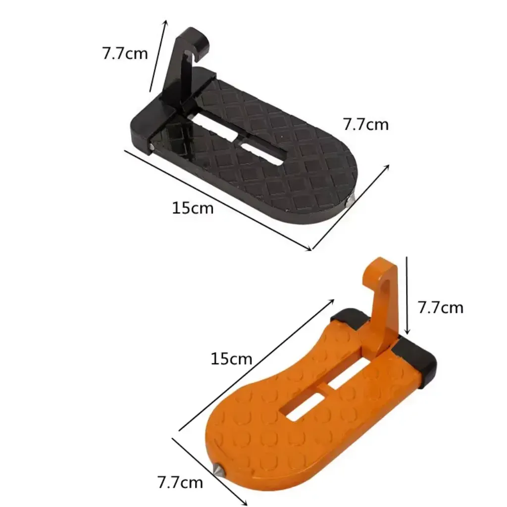 Car door step dimensions 15x7.7cm folded compact – foldable car roof step KSA
