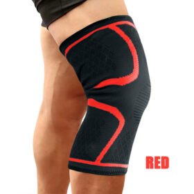 Knee sleeves in black blue red green orange – knee compression sleeve ksa