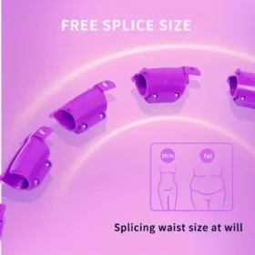 Weighted hula hoop detachable sections assembly – fitness hoop ksa PTMYLE