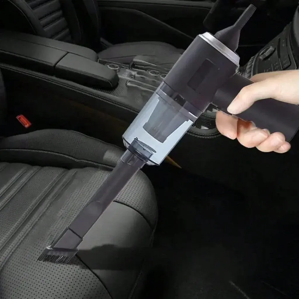 Transparent dust bowl one-press empty on handheld vacuum – vacuum cleaner price ksa