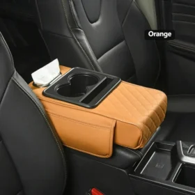 Car armrest console extender installed on center console – car cup holder KSA PTMYLE