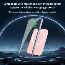 Wireless car charger mount holding iPhone while using GPS navigation and fast charging – KSA