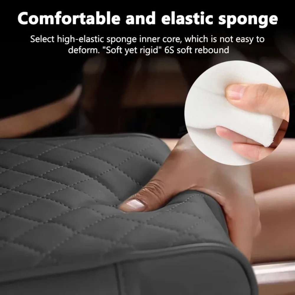 Car tissue holder built into armrest box โ car interior storage organizer KSA