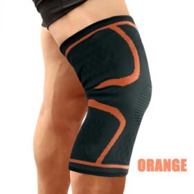 Knee sleeves in black blue red green orange – knee compression sleeve ksa