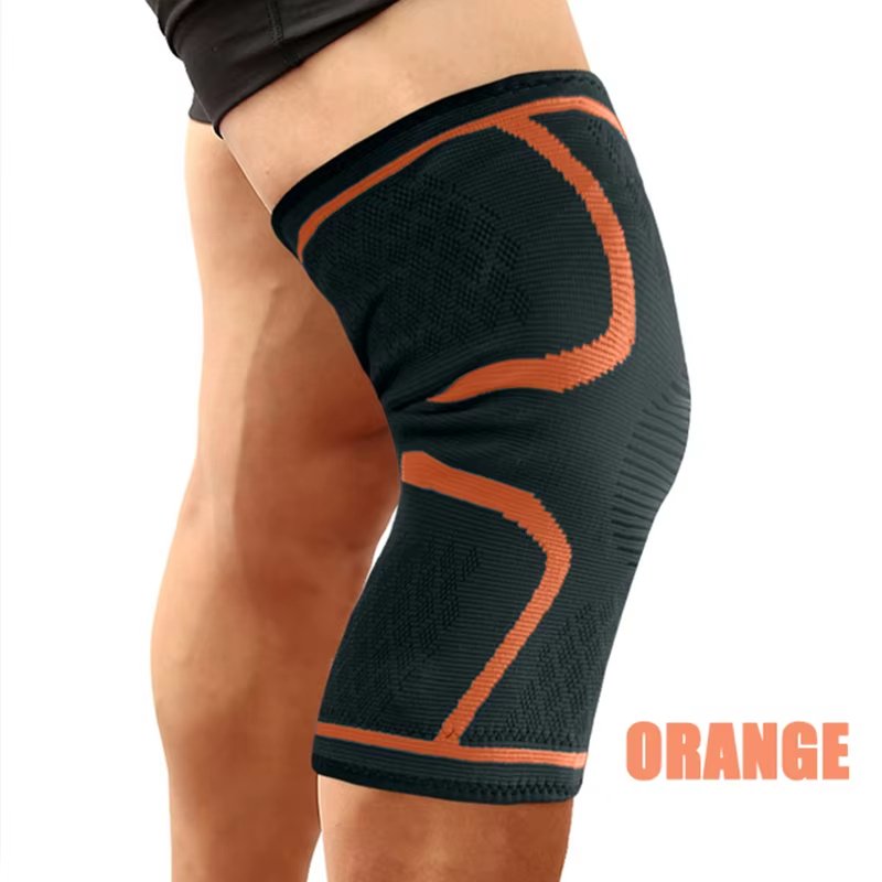 Knee sleeves in black blue red green orange – knee compression sleeve ksa