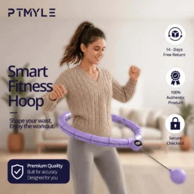 Weighted Hula Hoop Smart Fitness Hoop Weight Loss Workout KSA – PTMYLE