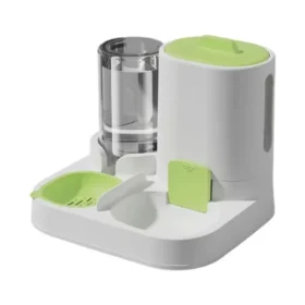 Automatic cat feeder in gray green blue – pet feeder pet supplies KSA PTMYLE