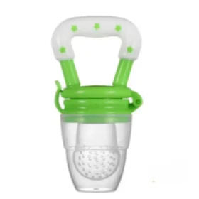 Baby fruit feeder blue green pink yellow – silicone baby feeding accessories KSA PTMYLE