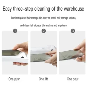 Waterproof baby hair clipper washing under tap – electric clipper KSA