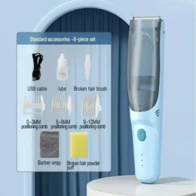 Baby hair clipper white blue green – baby care products hair trimmer KSA PTMYLE