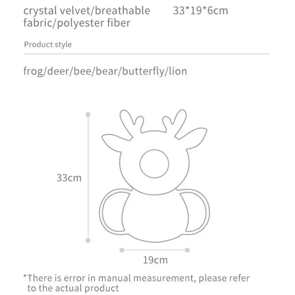 Image 6 (Adjustable Straps) Baby safety pillow adjustable shoulder straps – newborn baby pillow fit KSA