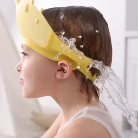 Baby shower cap pink – shower cap for kids baby shampoo KSA