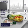 Salad Container Portable Salad Jar Leak-proof Fruit Storage Box Transparent KSA – PTMYLE