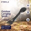 Camping Fork Spoon 10-in-1 Stainless Steel Bottle Opener Outdoor Tool KSA – PTMYLE