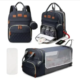 Diaper bag backpack 8 colors mesh ventilated – baby bag options ksa