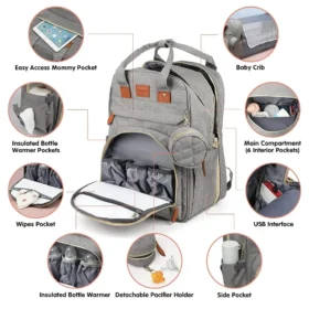 Package includes accessories pacifier case wet bag – baby diaper bag ksa