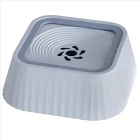 Dog water bowl in white pink gray – dog bowls pet products KSA PTMYLE