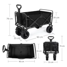 Beach cart folding wagon cart loaded beach accessories trolley cart KSA PTMYLE