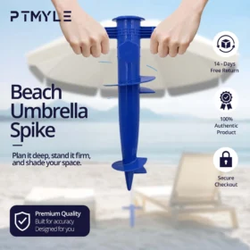 Umbrella base stand beach umbrella holder sun umbrella spiral anchor beach accessories KSA PTMYLE