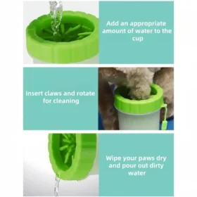 Portable paw washer travel pet products dog accessories car KSA